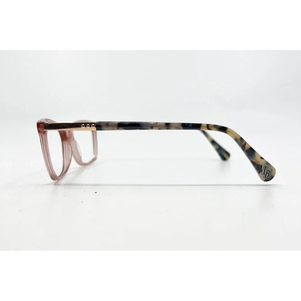 True Religion Eyeglasses Womens Pink Tortoise T024 ROS 53-16-140 53mm